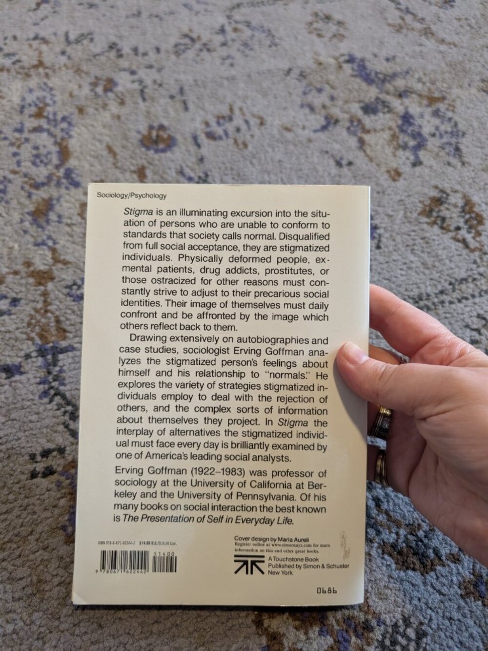 Stigma: Notes on the Management of Spoiled Identity by Erving Goffman - Picture 2 of 2